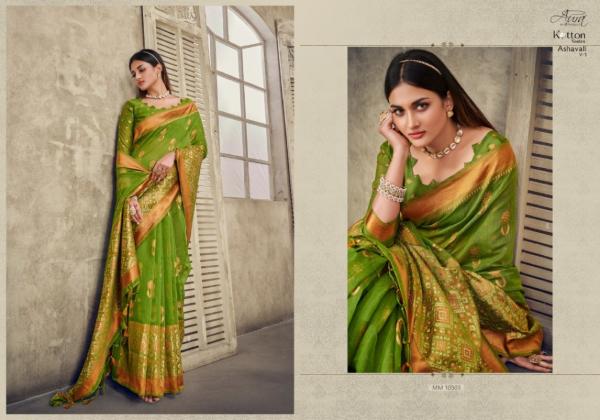 Aura Ashavali 3 Festive Wear Cotton Silk Saree Collection